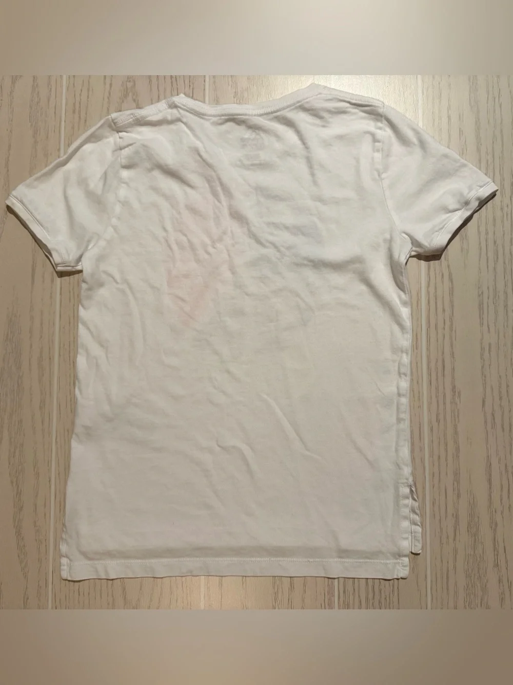 adidas Girls 7/8 White Sports Peace Graphic Short‎ Sleeve Tee
